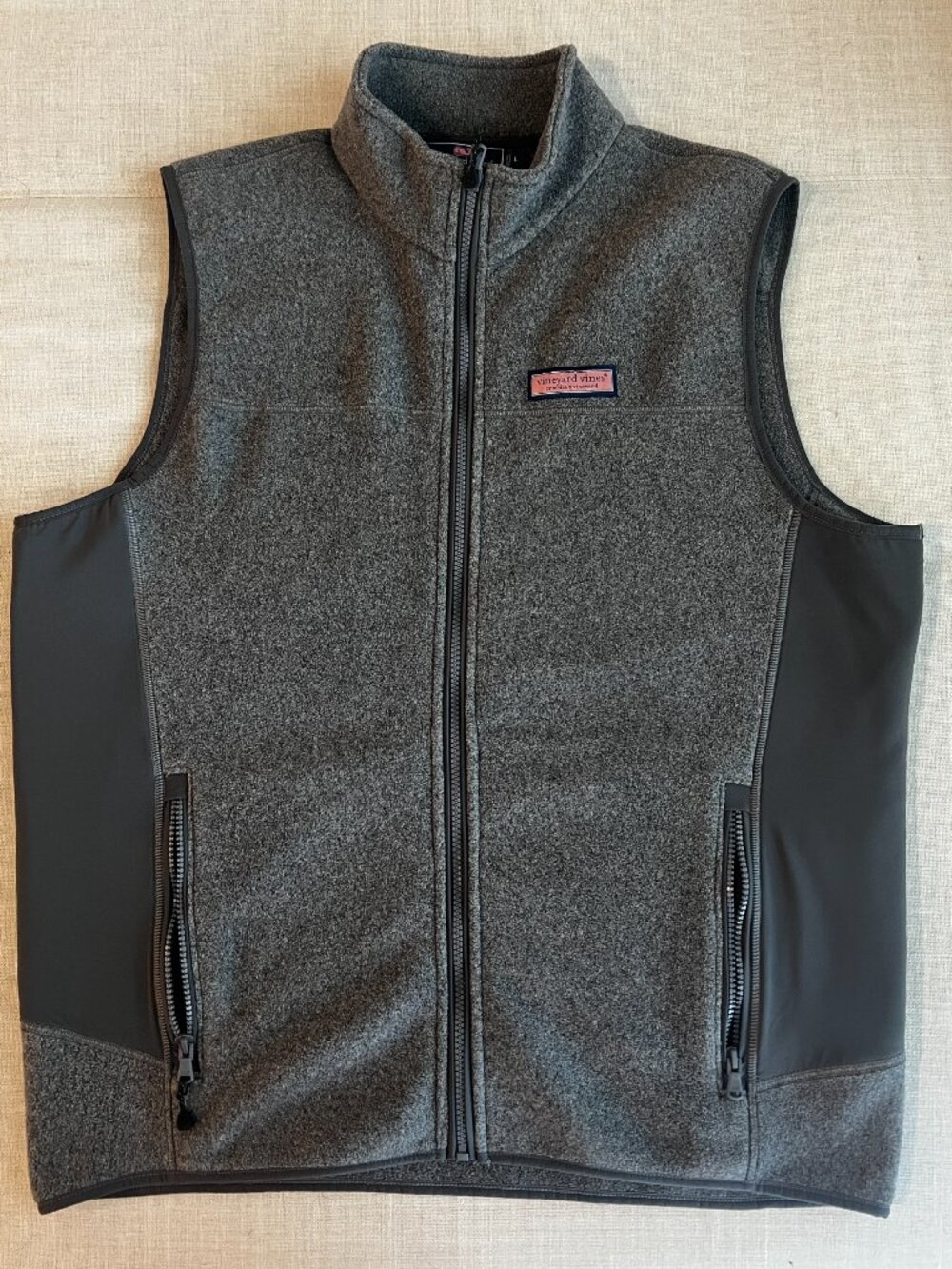 Vineyard Vines Fleece Vest - Gray